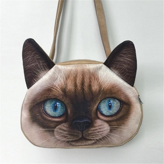 Over The Shoulder Anime Cat Purse & Messenger Bag