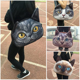 Over The Shoulder Anime Cat Purse & Messenger Bag
